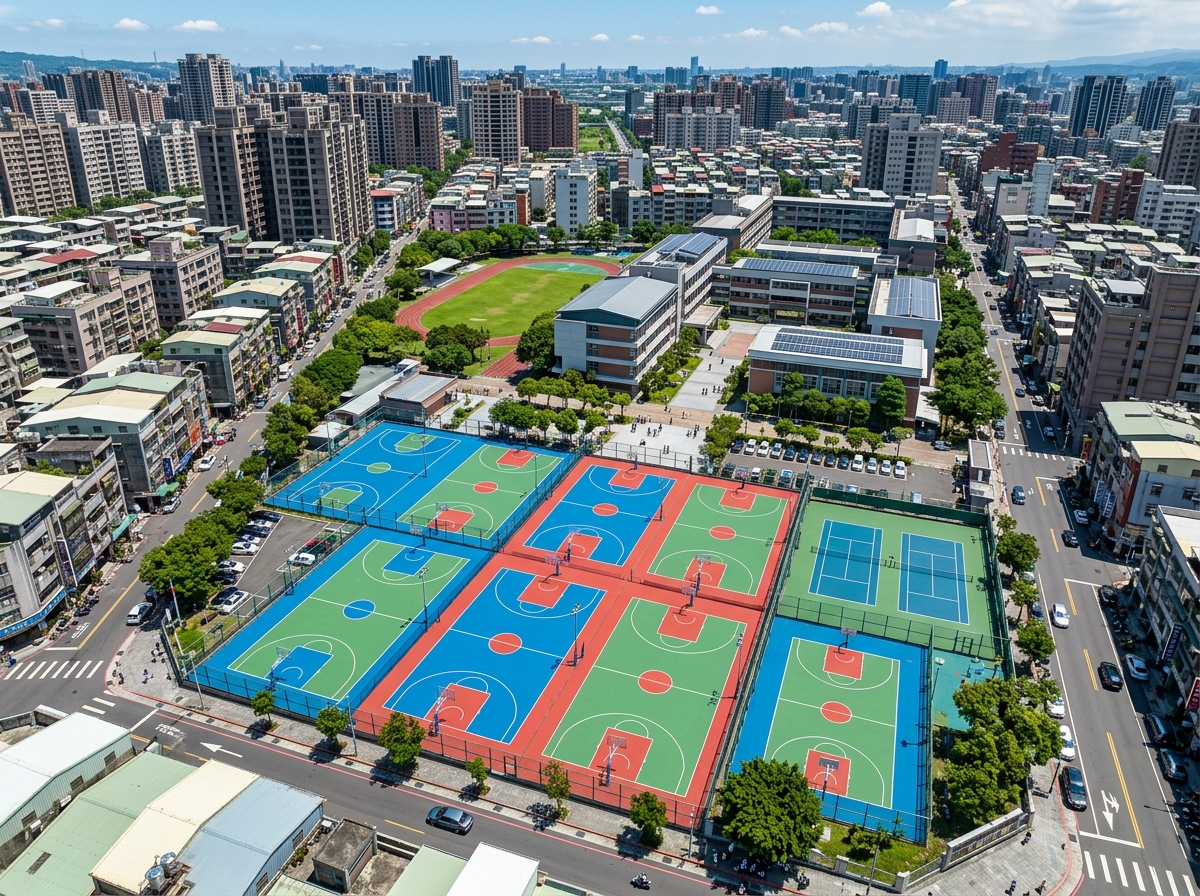 阿拉尔市混合型塑胶跑道硅PU篮球场 - 哪里好